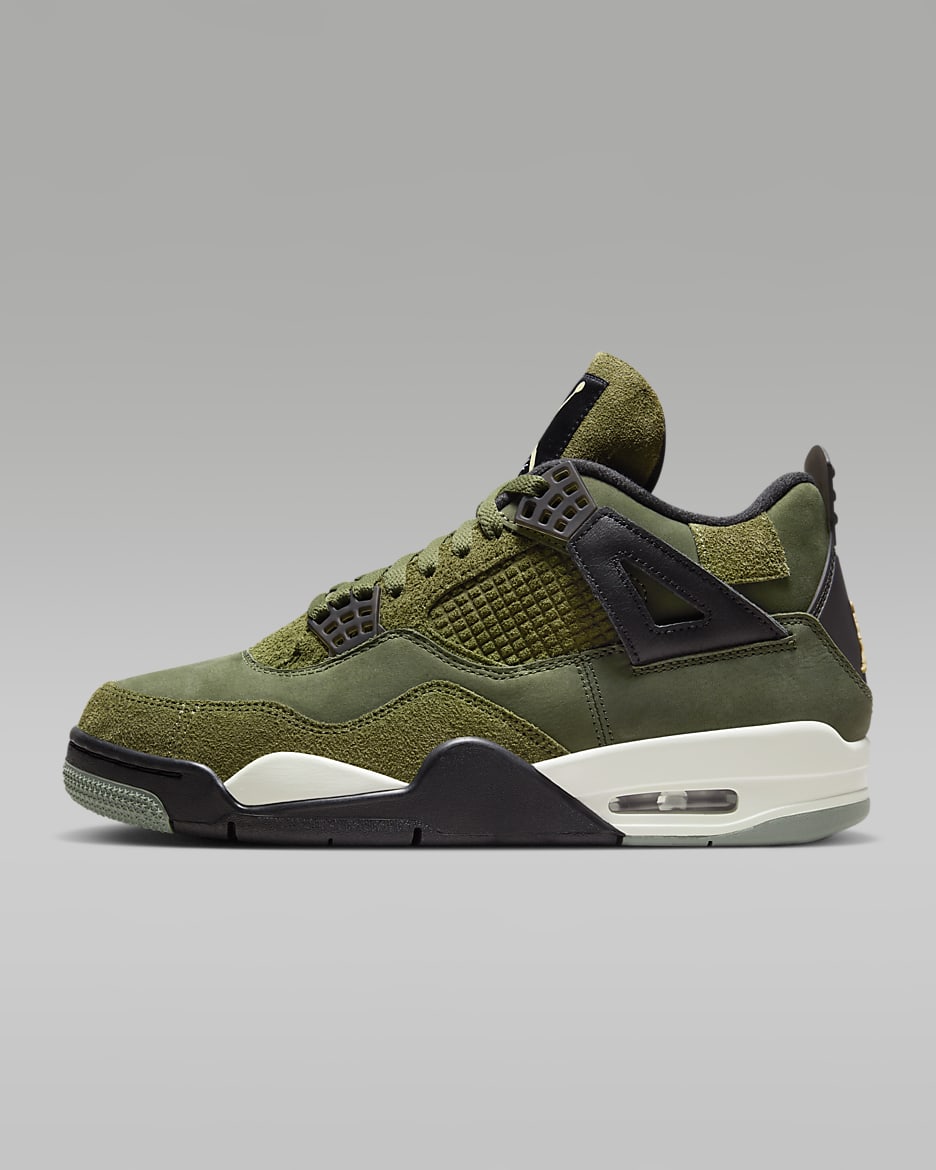 JORDAN BRAND AIR JORDAN 4 RETRO SE CRAFT MEDIUM OLIVE/PALE